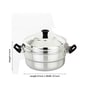 Stainless Steel Idli Cooker 3 Plates (2*3Idlis) with steamer Plate