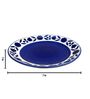 Royal Blue Ceramic (Set Of 4) Quarter Plates