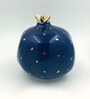 Royal Blue Ceramic Glass Table Vase