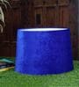 Maurice Blue Velvet Solid Lampshade