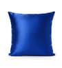 Royal Blue Satin Solid 40x40 inches Cushion Covers Set of 5