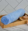 Royal Blue Solid 400 GSM Microfiber Bath Towel