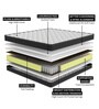Royal Orthopedic 10 inch (78x72) Pocketed Spring King Size Mattress with Zero Partner Disturbance in White Colour