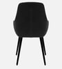 Royal Crest Arm Chair In Dark Grey And Yellow Colour