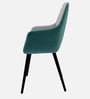 Royal Crest Arm Chair In Grey & Teal Colour