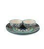 Royal Crown (Set of 4) Ceramic Dining Set (2 Plates & 2 Bowls)