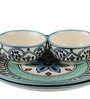 Royal Crown (Set of 4) Ceramic Dining Set (2 Plates & 2 Bowls)