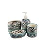 Royal Crown Multicolour Ceramic (Set of 4) Bath Accessory Set