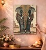 Royal Elephant Stretched Canvas Painting