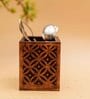 Royal Floral Woodwork -Cutlery Holder