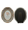 Royal Gray Resin Oval Shape Design Premium Table Photo Frame