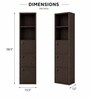 Royal Haven Grand Edition Book Shelf In Flowery Wenge Finish