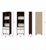 Royal Haven Grand Edition Book Shelf In Flowery Wenge Finish