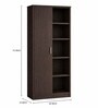 Royal Haven Grand Edition Book Shelf In Flowery Wenge Finish