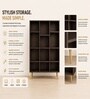 Royal Haven Grand Edition Book Shelf In Flowery Wenge Finish