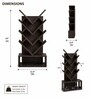 Royal Haven Grand Edition Book Shelf In Flowery Wenge Finish