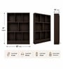 Royal Haven Grand Edition Book Shelf In Flowery Wenge Finish