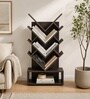 Royal Haven Grand Edition Book Shelf In Flowery Wenge Finish
