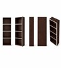 Royal Haven Grand Edition Book Shelf In Flowery Wenge Finish
