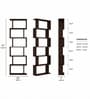 Royal Haven Grand Edition Book Shelf In Flowery Wenge Finish