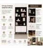 Royal Haven Grand Edition Book Shelf In Flowery Wenge Finish