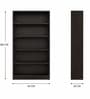 Royal Haven Grand Edition Book Shelf In Flowery Wenge Finish
