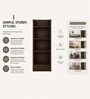 Royal Haven Grand Edition Book Shelf In Flowery Wenge Finish