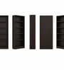 Royal Haven Grand Edition Book Shelf In Flowery Wenge Finish