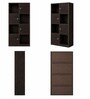 Royal Haven Grand Edition Book Shelf In Flowery Wenge Finish