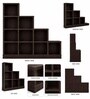 Royal Haven Grand Edition Book Shelf In Flowery Wenge Finish