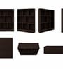 Royal Haven Grand Edition Book Shelf In Flowery Wenge Finish