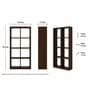 Royal Haven Grand Edition Book Shelf In Flowery Wenge Finish