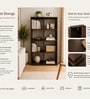 Royal Haven Grand Edition Book Shelf In Flowery Wenge Finish