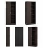 Royal Haven Grand Edition Book Shelf In Flowery Wenge Finish