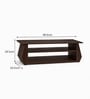 Royal Haven Grand Edition Luxury Wooden Centre Table In Flowery Wenge Finish