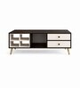 Royal Haven Grand Edition Luxury Wooden Centre Table In Flowery Wenge Finish