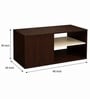 Royal Haven Grand Edition Luxury Wooden Centre Table In Flowery Wenge Finish
