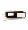 Royal Haven Grand Edition Luxury Wooden Centre Table In Flowery Wenge Finish