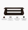 Royal Haven Grand Edition Luxury Wooden Centre Table In Flowery Wenge Finish