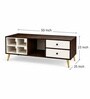 Royal Haven Grand Edition Luxury Wooden Centre Table In Flowery Wenge Finish