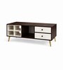 Royal Haven Grand Edition Luxury Wooden Centre Table In Flowery Wenge Finish