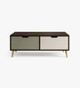 Royal Haven Grand Edition Luxury Wooden Centre Table In Flowery Wenge Finish