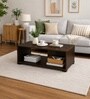 Royal Haven Grand Edition Luxury Wooden Centre Table In Flowery Wenge Finish