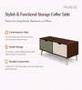 Royal Haven Grand Edition Luxury Wooden Centre Table In Flowery Wenge Finish