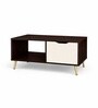 Royal Haven Grand Edition Luxury Wooden Centre Table In Flowery Wenge Finish