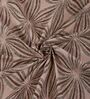 Beige Abstract 180 TC Polyester King Sized Bedsheet With 2 Pillow Covers