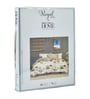 Beige Floral 180 TC Polyester King Sized Bedsheet With 2 Pillow Covers
