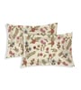 Green Floral 180 TC Polyester King Sized Bedsheet With 2 Pillow Covers