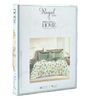 Green Floral 180 TC Polyester King Sized Bedsheet With 2 Pillow Covers