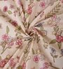 Green Floral 180 TC Polyester King Sized Bedsheet With 2 Pillow Covers
